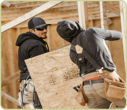 Construction professional on site
